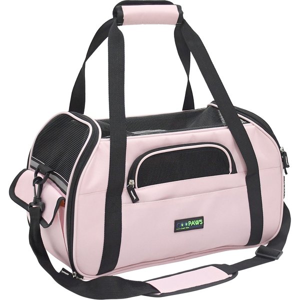 JESPET SoftSided Dog & Cat Carrier Bag, Pink, 17in