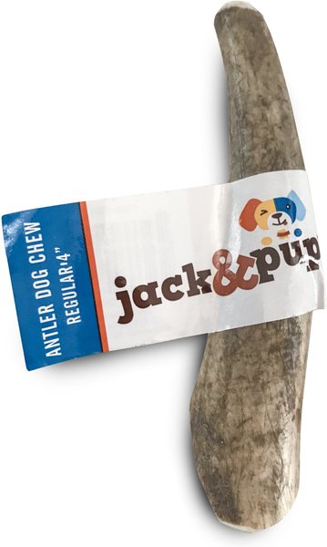Jack & Pup Whole Antler 4 to 5-in Natural Flavor Dog Chew