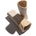 Jack & Pup Large Stuffed Marrow Bone Filled with Peanut Butter Flavor Dog Treats, 2 count, 5-6-in