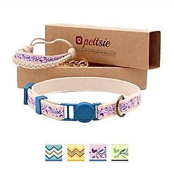 Pettsie Cat Collar, 7.5-in, Purple