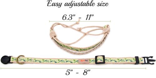 Show full view: Pettsie Kitten Collar, 5-in, Green slide 3 of 8