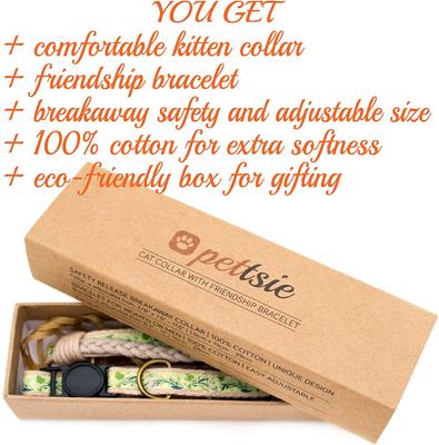 Show full view: Pettsie Kitten Collar, 5-in, Green slide 4 of 8