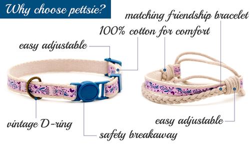 Show full view: Pettsie Kitten Collar, 5-in, Purple slide 3 of 8