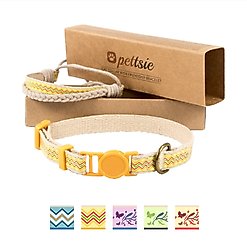 Pettsie Kitten Collar, 5-in, yellow