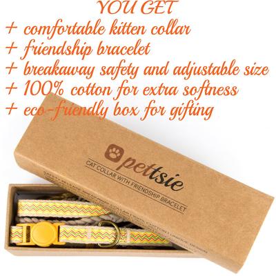 Show full view: Pettsie Kitten Collar, 5-in, yellow slide 4 of 8