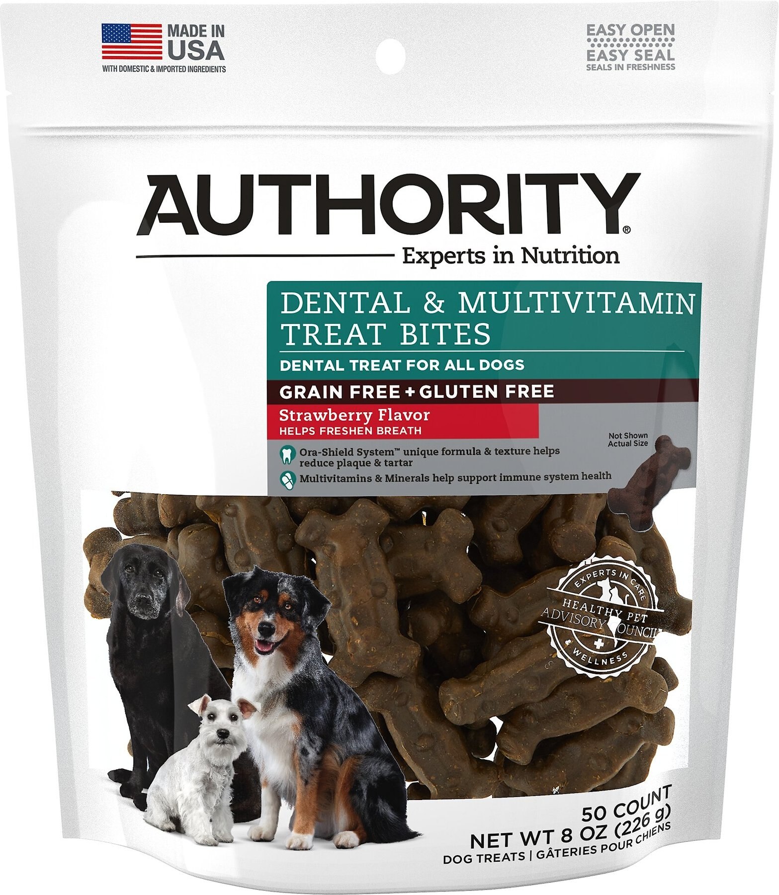 authority dental and multivitamin treats