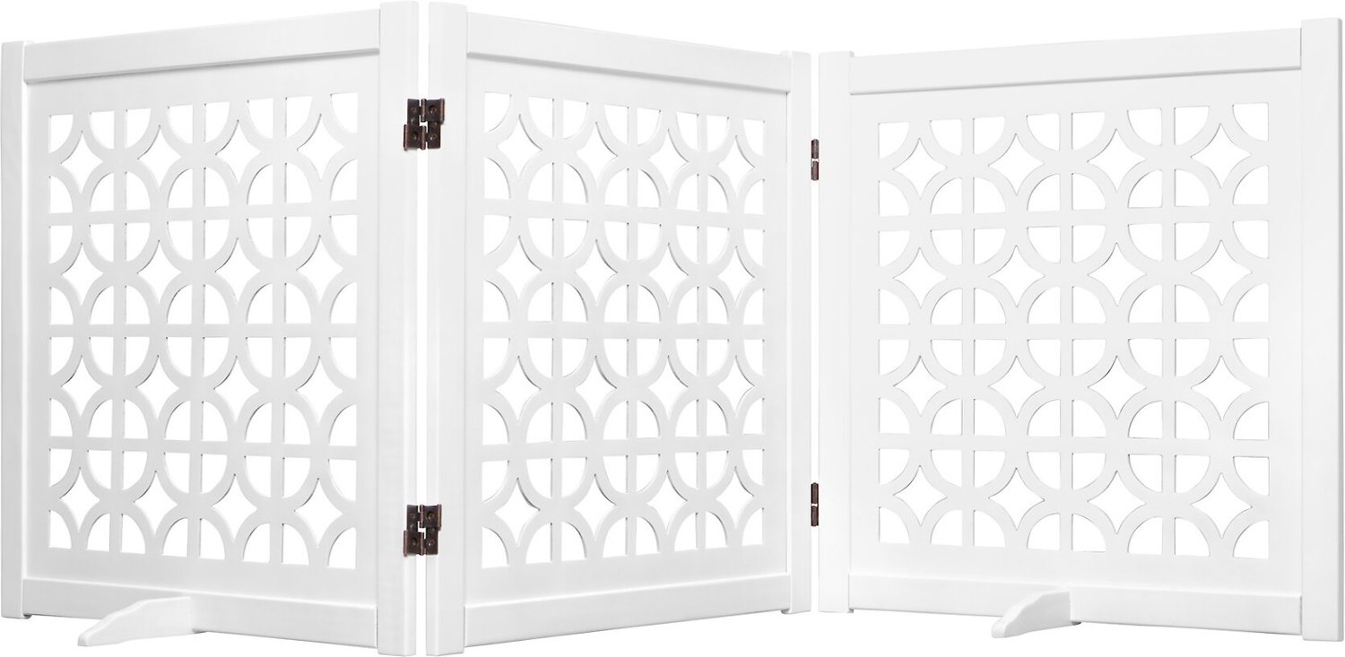 PRIMETIME PETZ Palm Springs Designer Pet Gate, Medium, 27-in - Chewy.com