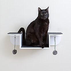 Hauspanther Nest Perch Wall Mounted Cat Shelf, White