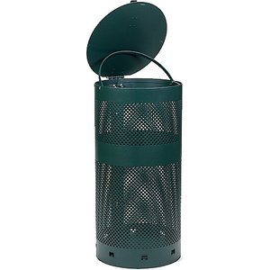 Zero Waste USA Round Dog Waste Can, Green 