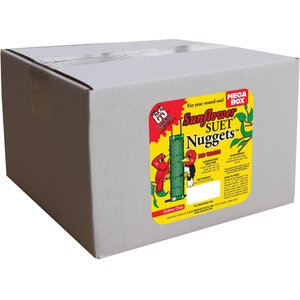 C&S Sunflower Suet Nuggets Wild Bird Food, 8-lb box