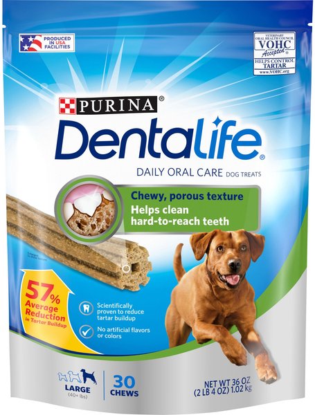 DentaLife Daily Oral Care Large Dental Dog Treats, 30 count slide 1 of 11