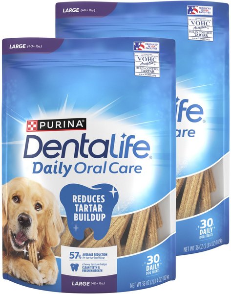 DENTALIFE Daily Oral Care Large Dental Dog Treats 60 count