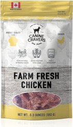 Canine Cravers Farm Fresh Chicken Dehydrated Dog Treats, 5.3-oz pouch slide 1 of 6