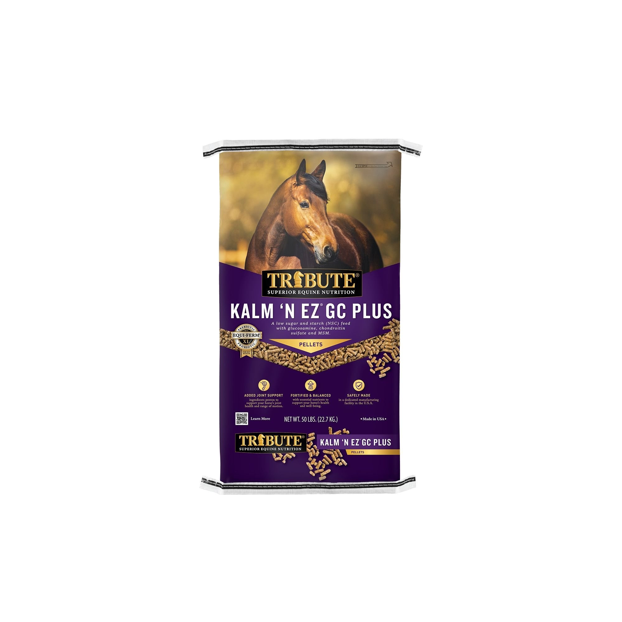TRIBUTE EQUINE NUTRITION Kalm 'N EZ GC Plus LowNSC, Joint Support