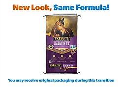 Tribute Equine Nutrition Kalm 'N EZ Pellet Low-NSC, Non-GMO Horse Feed, 50-lb bag slide 2 of 4