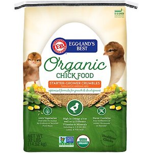 Eggland's Best 19% Protein Organic Starter-Grower Crumbles Chick Feed, 5-lb bag