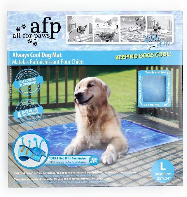 ALL FOR PAWS Mat Refreshing Chill Out 100 x 75 x 6 cm Size L 