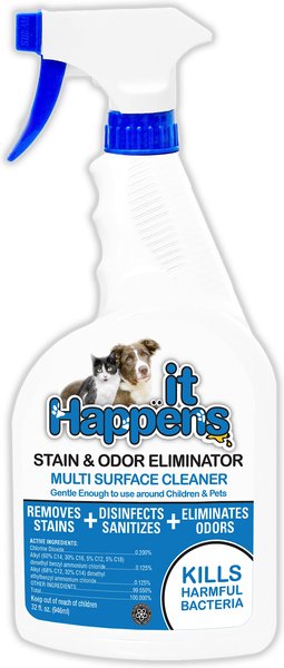 It Happens Heavy Duty Dog & Cat Odor & Stain Eliminator, 32-oz bottle slide 1 of 9