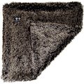 Bessie + Barnie Shag Ultra Plush Faux Fur Reversible Dog & Cat Blanket, Frosted Willow, Small