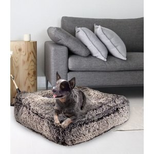 Harry Barker Heather Rectangle Pillow Dog Bed with Removable Cover