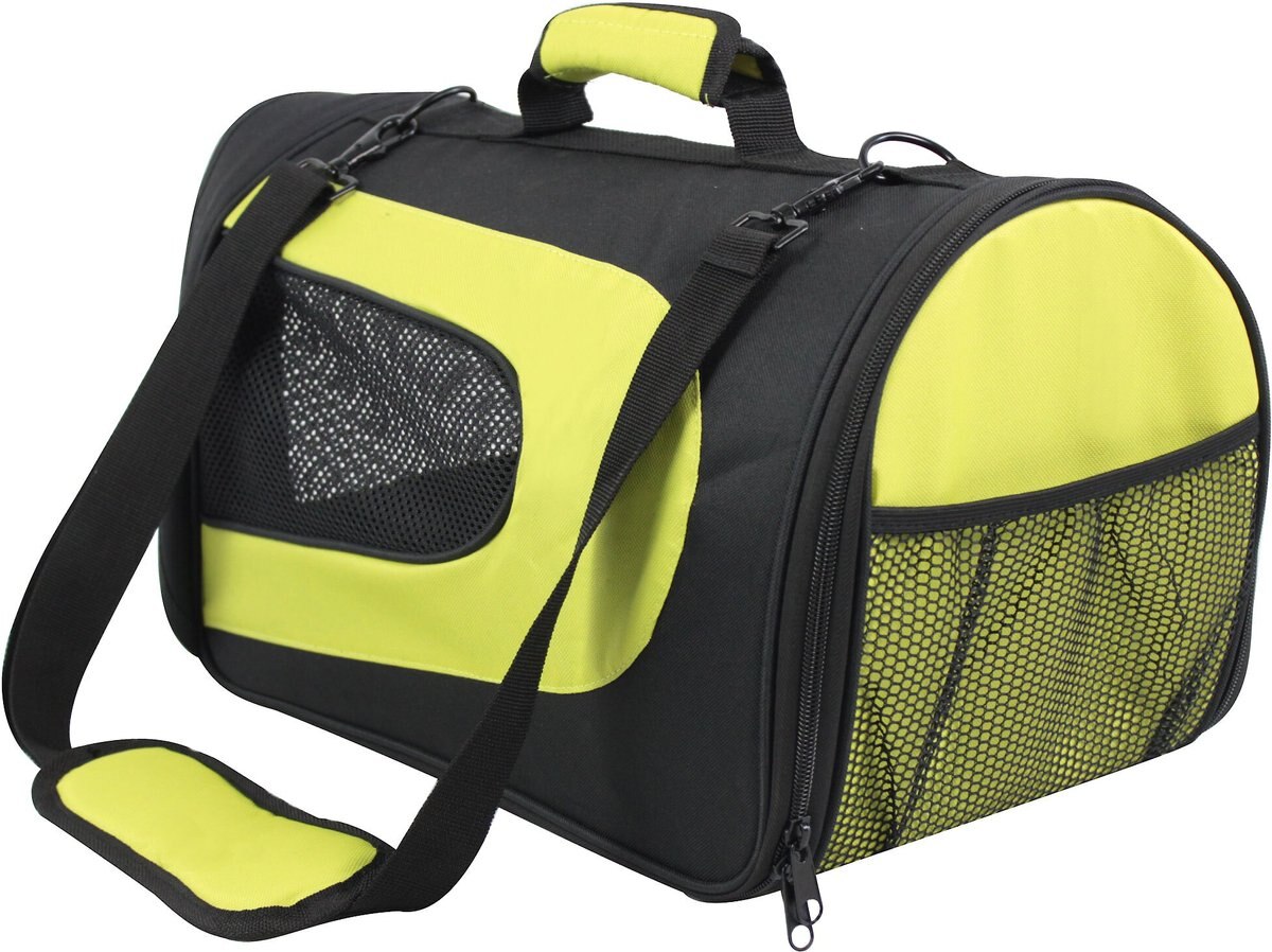ELITEFIELD Deluxe Soft AirlineApproved Dog & Cat Carrier Bag, Black