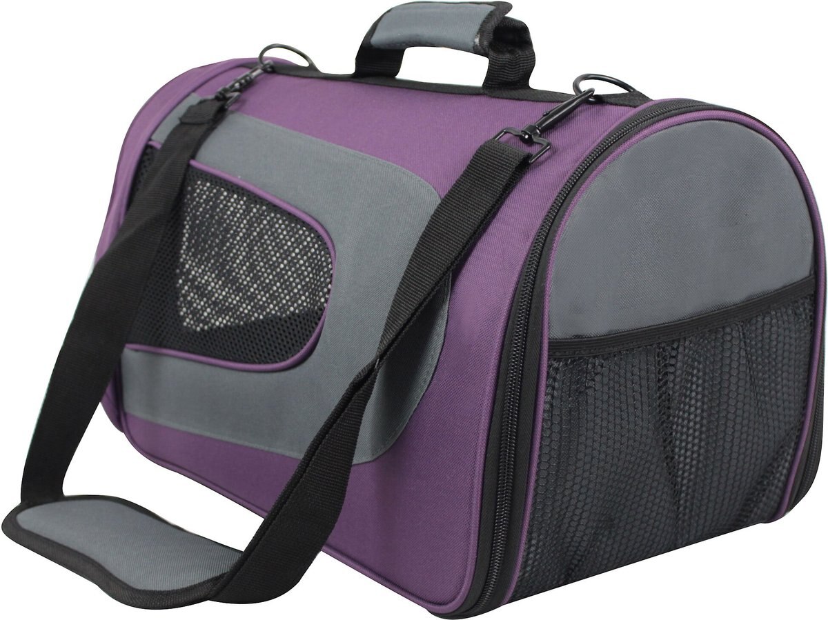 ELITEFIELD Deluxe Soft AirlineApproved Dog & Cat Carrier Bag, Purple