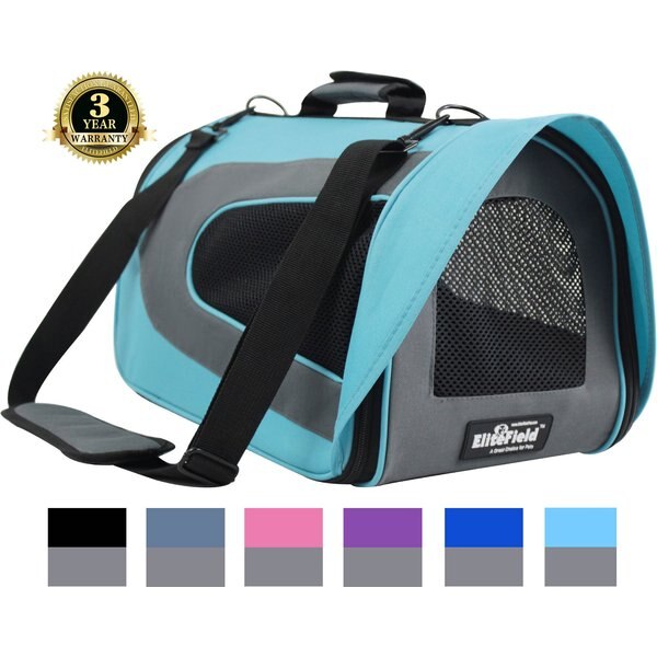 ELITEFIELD SoftSided AirlineApproved Dog & Cat Carrier Bag, Sky Blue