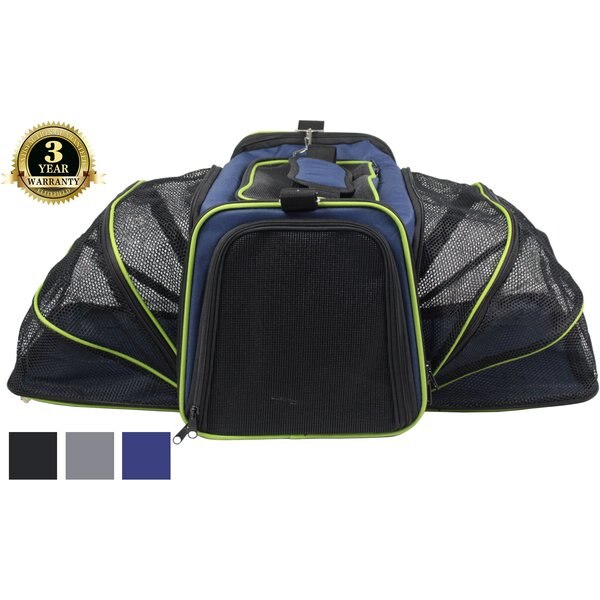 CATINTHEBAG EZZip Cat Carrier Bag, Cobalt, Large