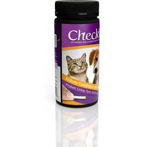 CheckUp Kidney Condition for Pets Urine Testing for Dogs & Cats, 50 strips