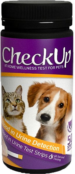 Checkup Blood in Urine Detection Urine Testing for Dogs, 50 strips slide 1 of 4