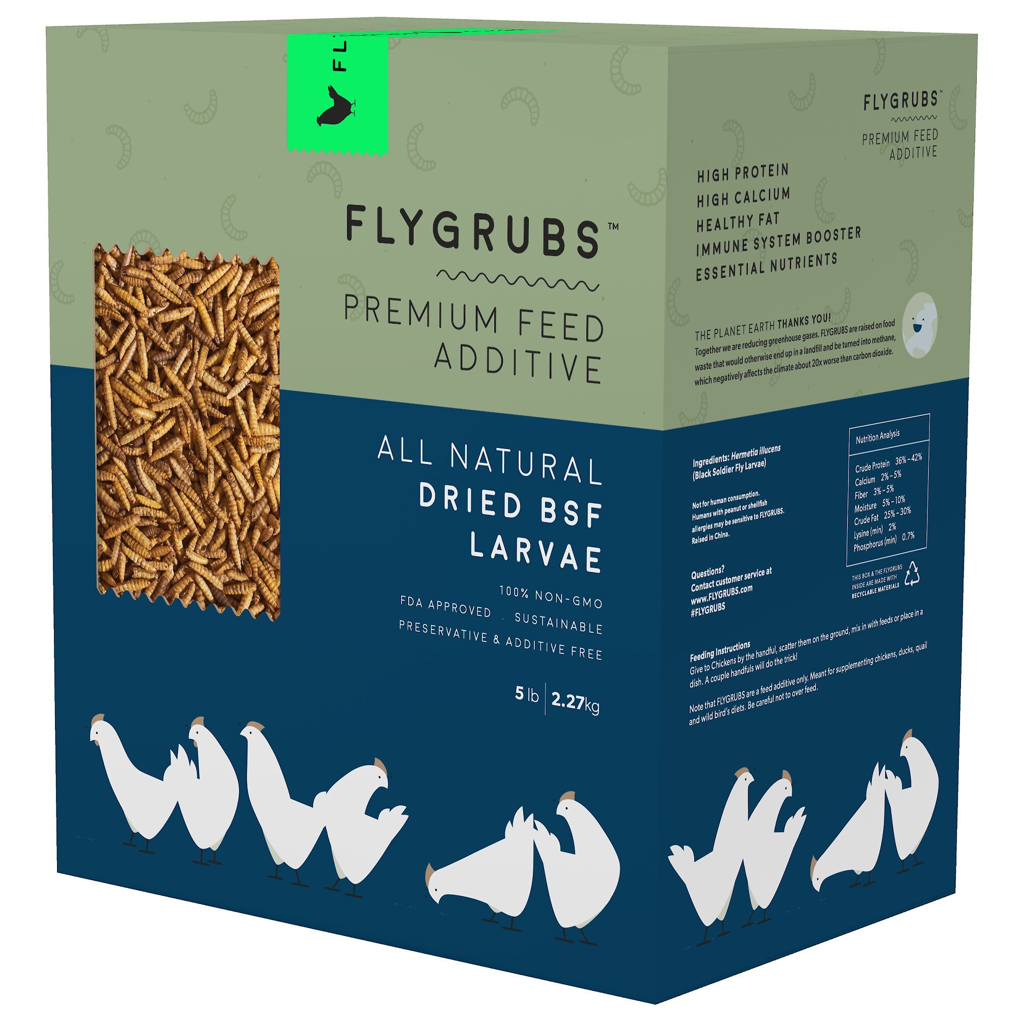 Flygrubs Black Soldier Fly Larvae Chicken Treat Customer Questions 