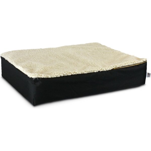 BIG BARKER 7" Headrest Orthopedic Pillow Dog Bed with Removable Cover