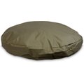 Snoozer Pet Products Round Pillow Dog Bed w/Removable Cover, Hazelnut, Small