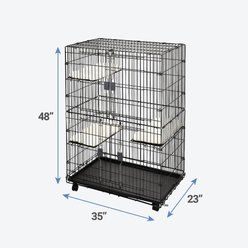 Frisco Collapsible Wire Cat Cage Playpen slide 2 of 7