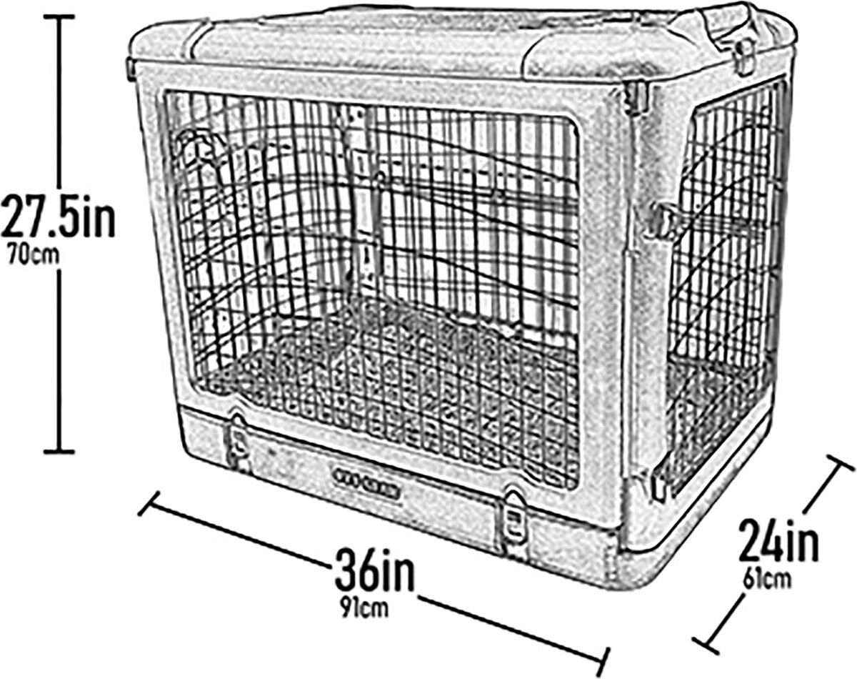 PET GEAR The Other Door 4Door Collapsible Wire Dog Crate & Pad