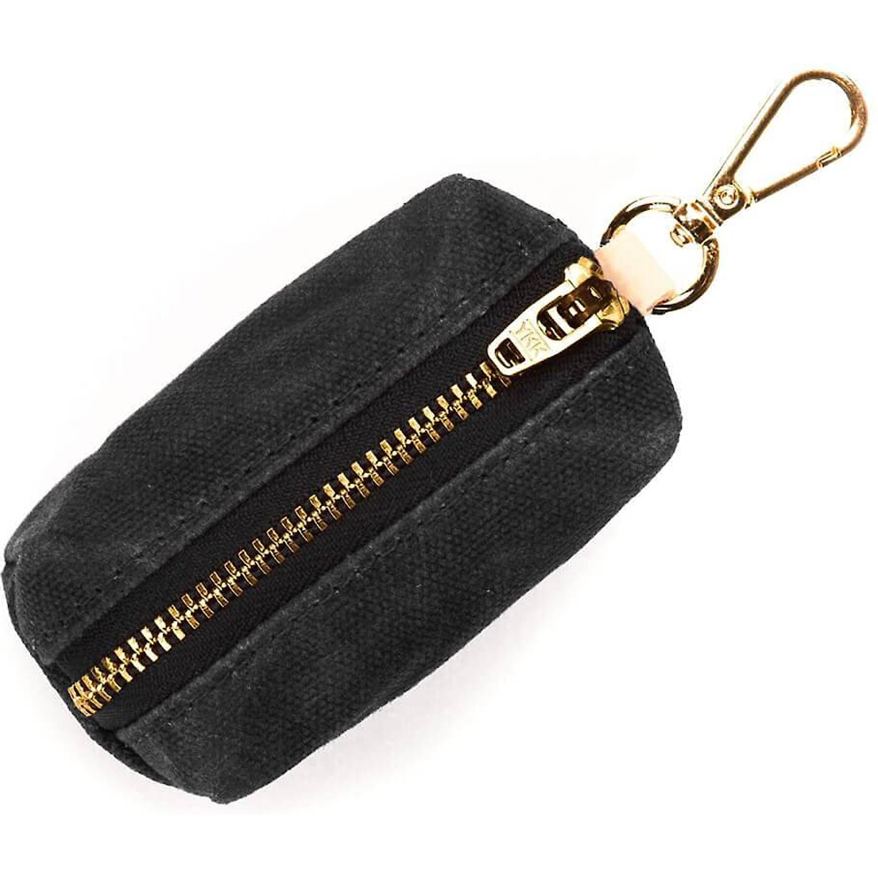 The Foggy Dog Onyx Waxed Canvas Dog Waste Bag Holder