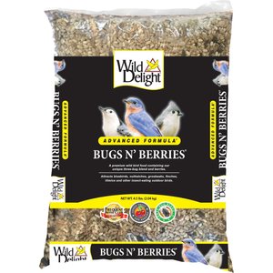 Wild Delight Bugs N' Berries Wild Bird Food, 4.5-lb bag