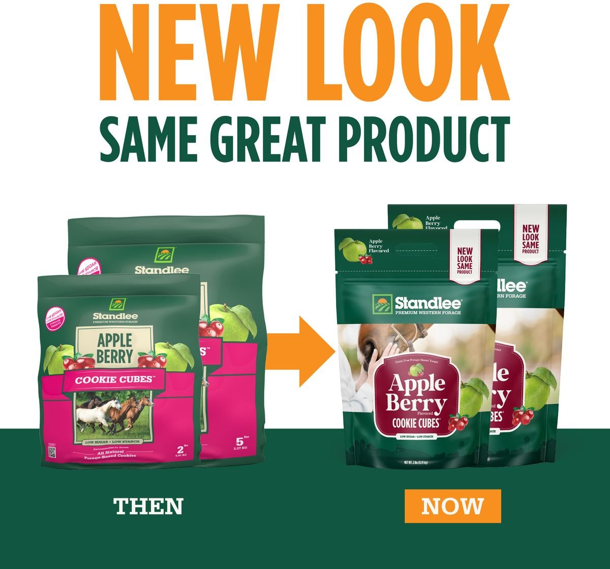 STANDLEE Premium Cookie Cubes Low Starch, Low Sugar Apple Berry Horse