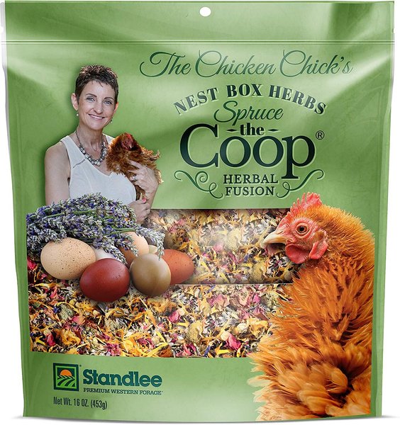 Standlee The Chicken Chick Spruce The Coop Herbal Fusion Nest Box Herbs