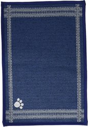 PetRageous Designs Mattress Ticking Tapestry Pet Placemat, 19-in