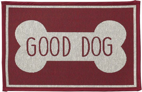 PetRageous Designs Good Dog Bone Tapestry Dog Placemat, 19-in slide 1 of 4