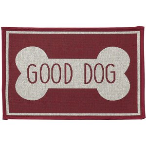 PetRageous Designs Bone Appetit Tapestry Dog Placemat, 28-in
