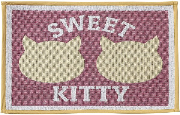 PetRageous Designs Sweet Kitty Tapestry Cat Placemat, 19-in slide 1 of 5