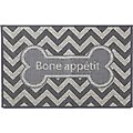 PetRageous Designs Bone Appetit Tapestry Dog Placemat, 28-in