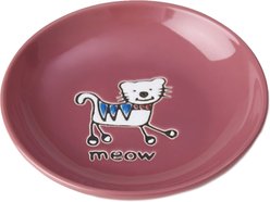 PetRageous Designs Silly Kitty Cat Dish, Pink