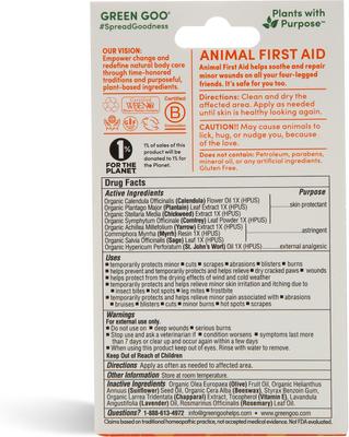 Show full view: Green Goo Animal First Aid for Dogs, 1.82-oz tin slide 3 of 3