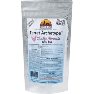 WYSONG Archetype Raw Chicken Diet Freeze-Dried Ferret Food, 7.5-oz bag ...