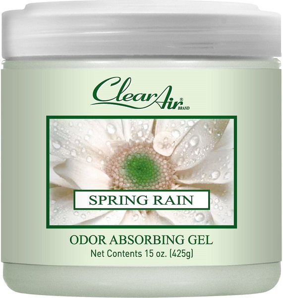 Clear Air Odor Spring Rain Absorbing Solid Gel, 15-oz jar slide 1 of 1
