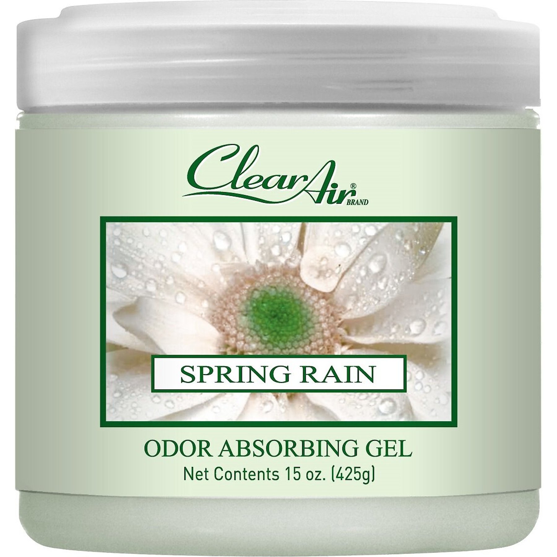 SMELLS BEGONE Calming Rain Pet Odor Absorbing Solid Gel, 15-oz jar 