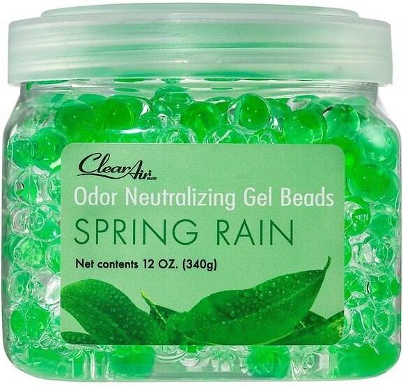 CLEAR AIR Spring Rain Neutralizing Gel Beads, 12-oz jar - Chewy.com